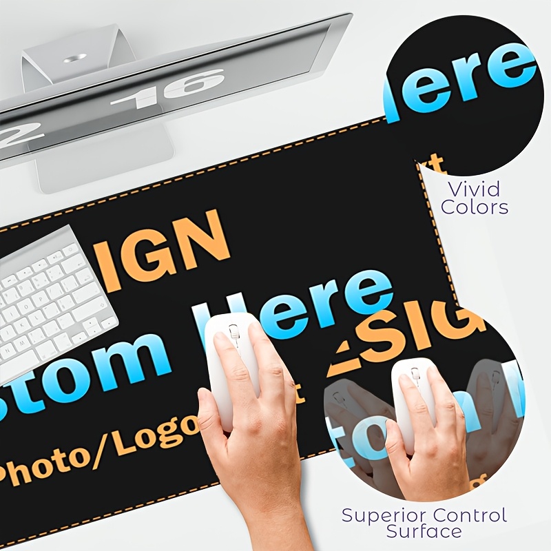 Custom Mouse Pad Personalized  - Home Office Logo recension och pris