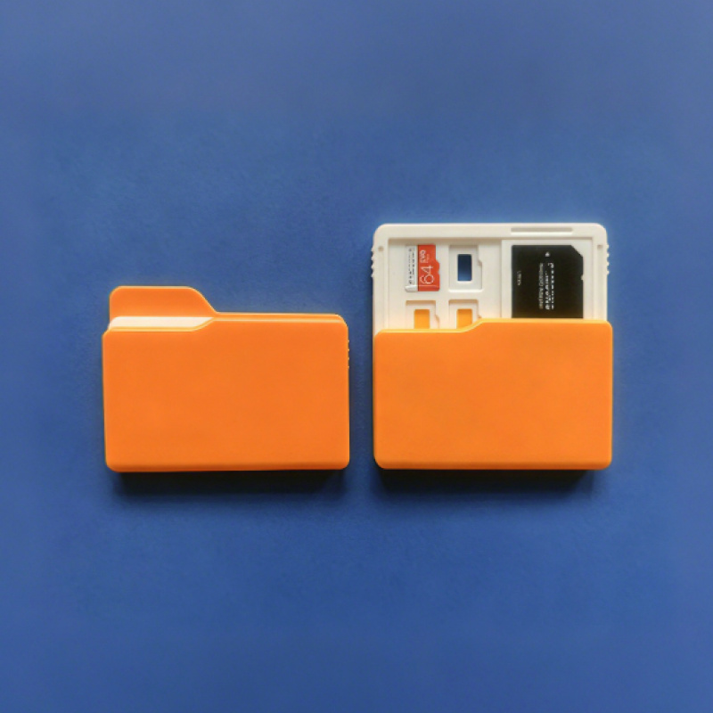 Orange Plastic SD/TF Card Stor - Document Scanner Portable recension och pris