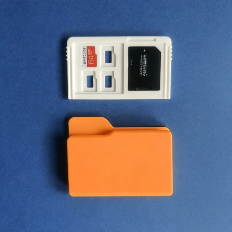 Orange Plastic SD/TF Card Stor - Document Scanner Portable recension och pris