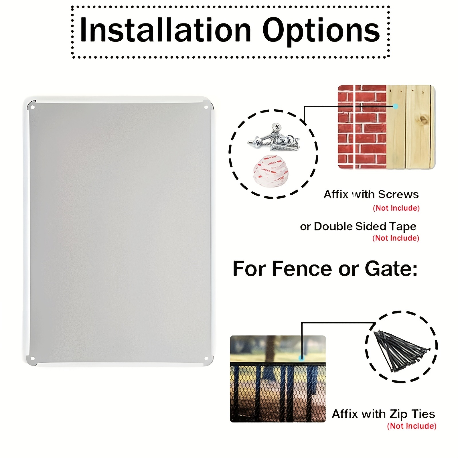 2D Flat Iron Wall Sign 8x12in( - Home Office Logo recension och pris