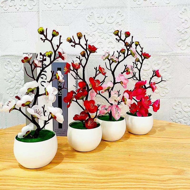 Simulation Plum Flower Pot Pla - Home Office Layout recension och pris