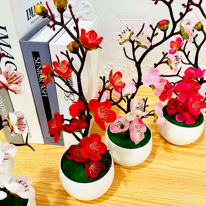 Simulation Plum Flower Pot Pla - Home Office Layout recension och pris