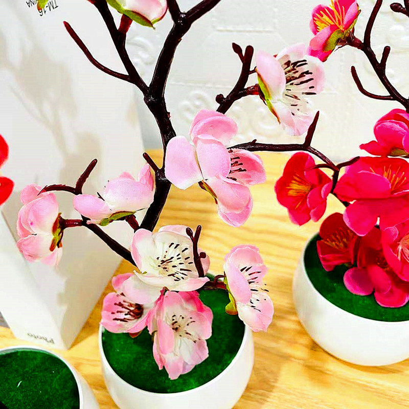 Simulation Plum Flower Pot Pla - Home Office Layout recension och pris