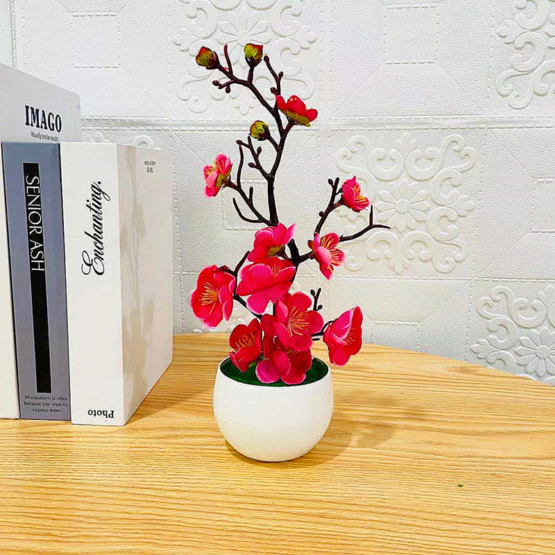 Simulation Plum Flower Pot Pla - Home Office Layout recension och pris