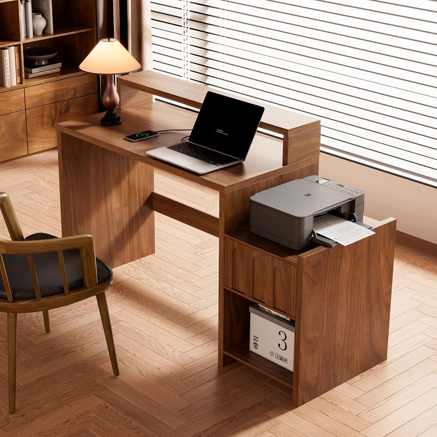 60 Inch Executive Desk with Dr - Home Office Work Table recension och pris