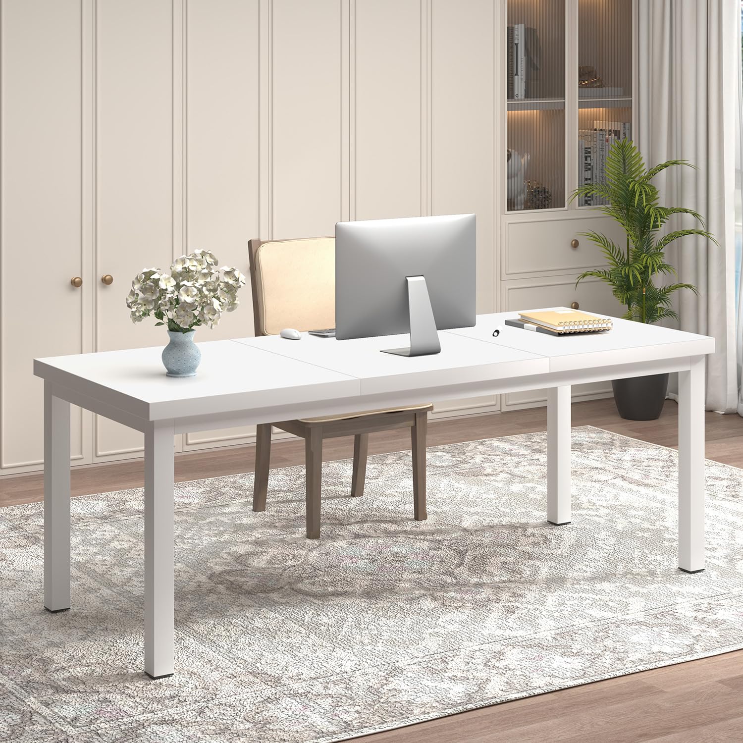 63 Inch Computer Desk With Adj - Home Office Work Table recension och pris
