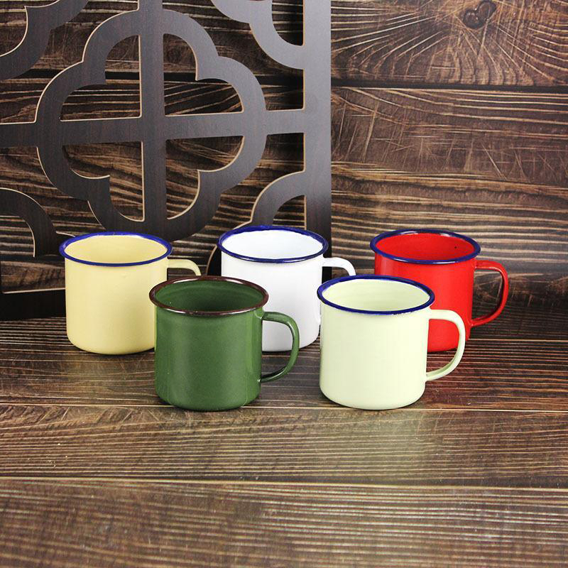 Durable Enamel Drinking Mugs C - Home Office Logo recension och pris
