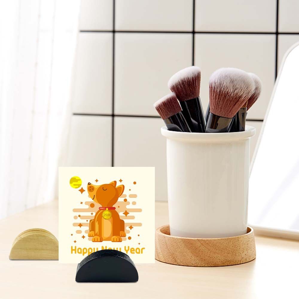 Natural Pine Wood Table Number - Document Holder Stand recension och pris